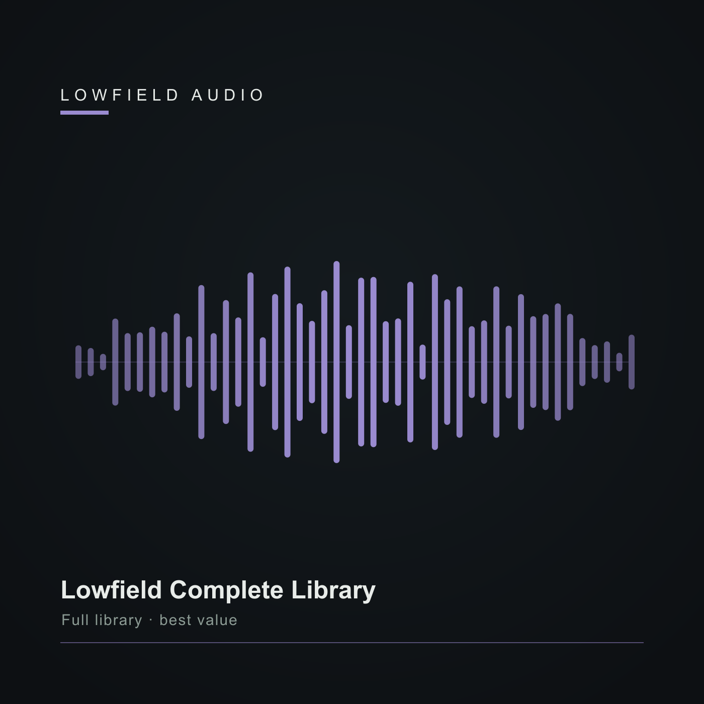 Lowfield Audio Complete Library bundle cover